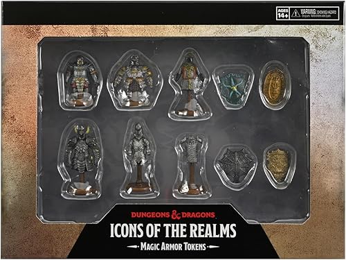 WizKids Iconos de D&D de los reinos: fichas de armadura mágica