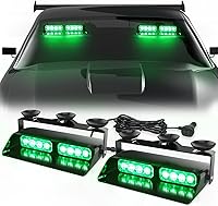 Vista 16 de WINECO - Barra de luces estroboscópicas 2 en 1 para tablero de emergencia, advertencia de seguridad, luces intermitentes de peligro