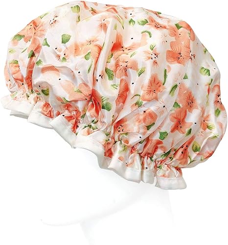 Miniatura 10 de allydrew Gorros de ducha impermeables reutilizables para cabello largo, gatitos