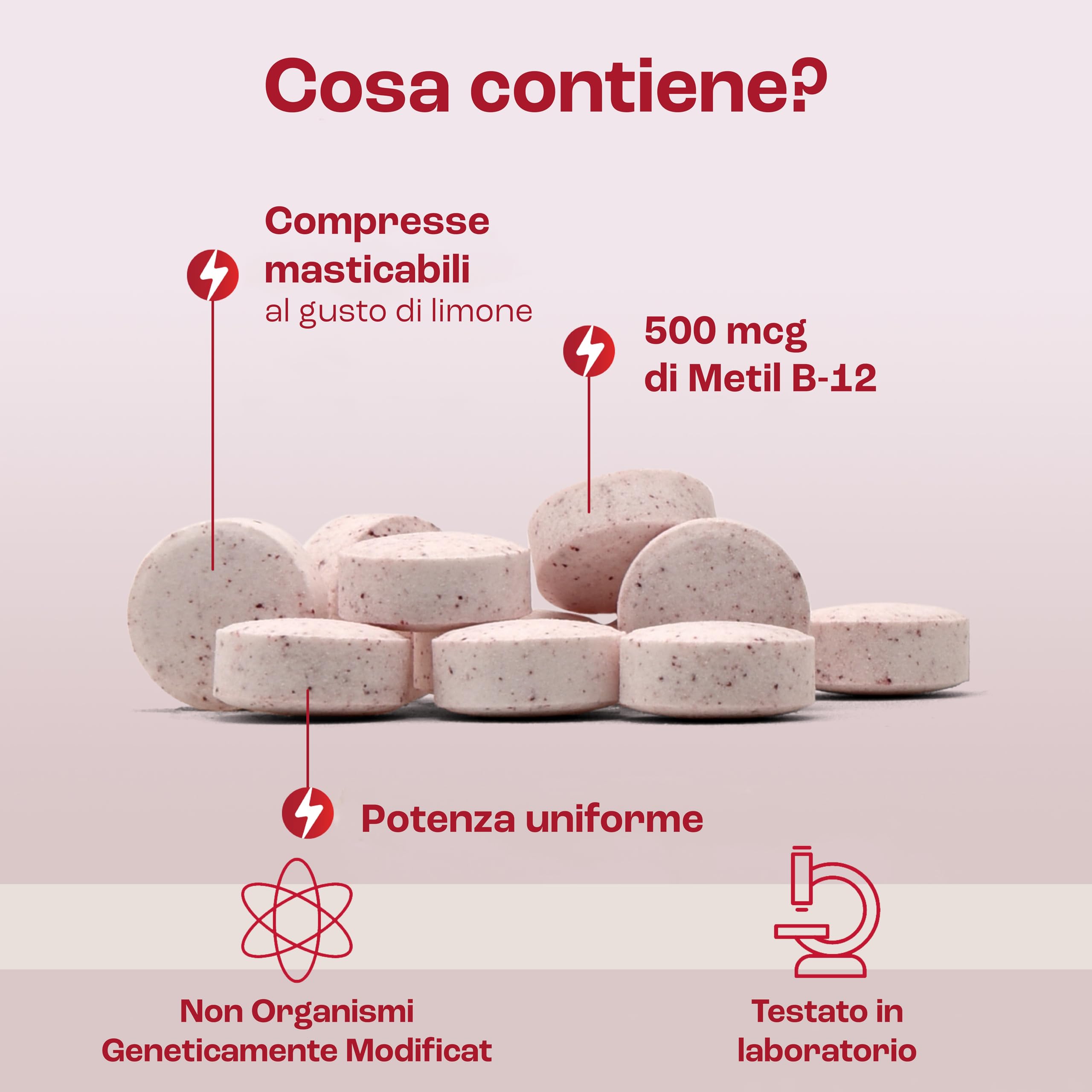 Jarrow Formulas, Methyl B12, 1.000mcg, 2 Giorni di Deposito, Gusto Limone, 100 Compresse Masticabili vegane, Testato in Laboratorio, Senza Glutine, Vegetariano, Senza Soia, Senza OGM