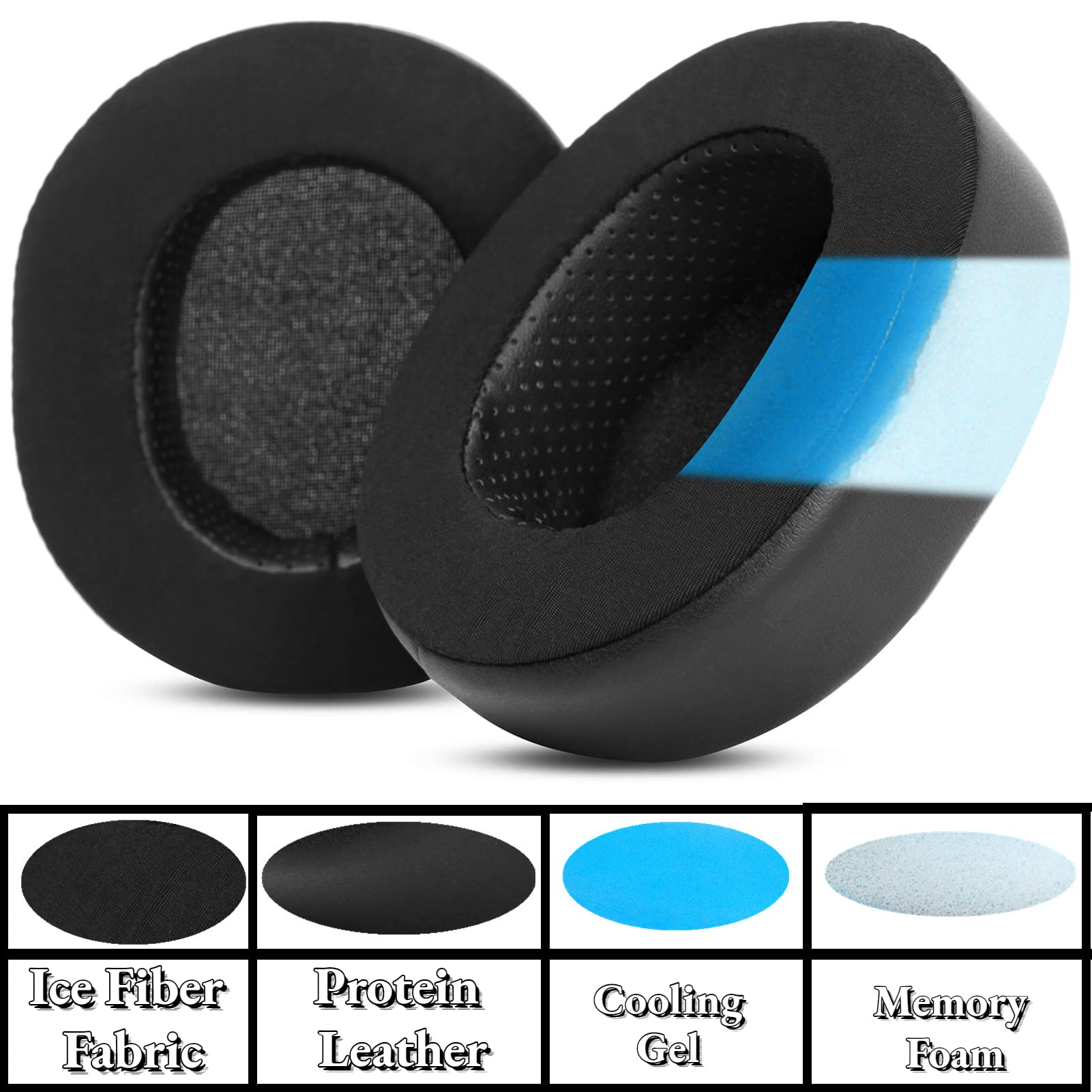 Dickere Gel-Ohrpolster Für SteelSeries Arctis Headsets – Ersatzpolster Mit Kühlgel, Mehr Komfort & Besseren Sound
