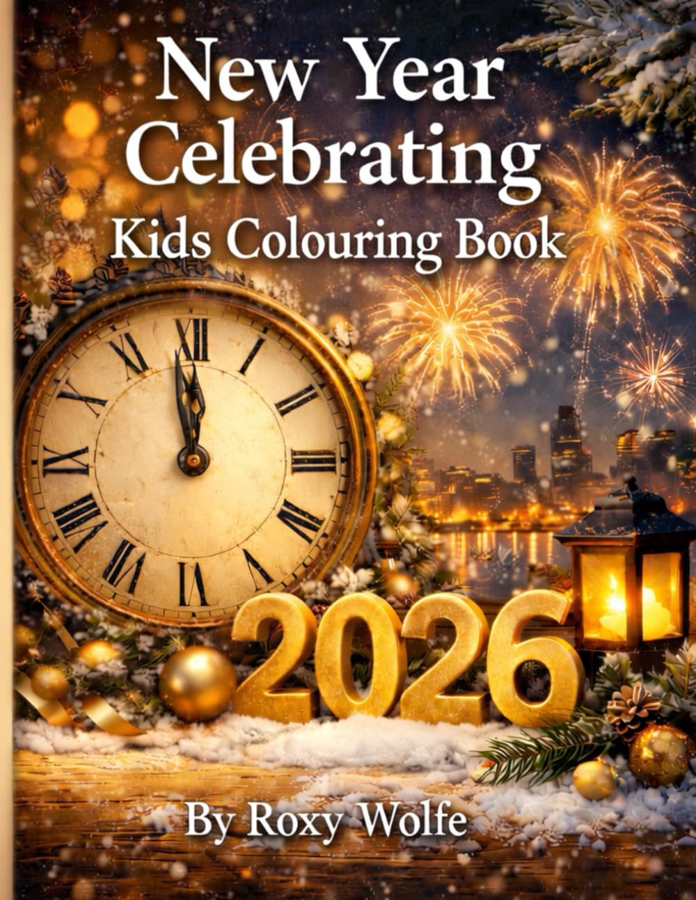 New Year Celebrating Kids Colouring Book: Celebrate the New Year with Fun, Festive Coloring Pages for Kids Ages 3–8