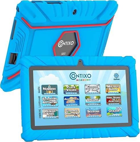 Contixo V8-2 7" Edición Android 16 GB,niños, tablet, control parental 20, aprendizaje, educación, aplicaciones, juguete tablet para niños