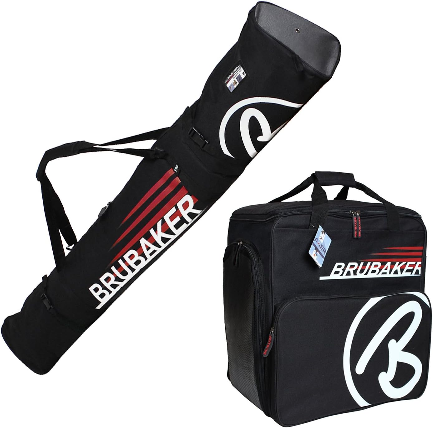HENRY BRUBAKER "Champion" Combo Ski Boot Bag and Ski Bag for 1 Pair of