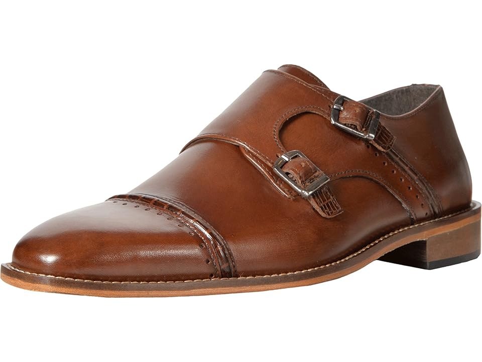 

Stacy Adams Rycroft (Cognac) Men's Lace Up Cap Toe Shoes, Tan