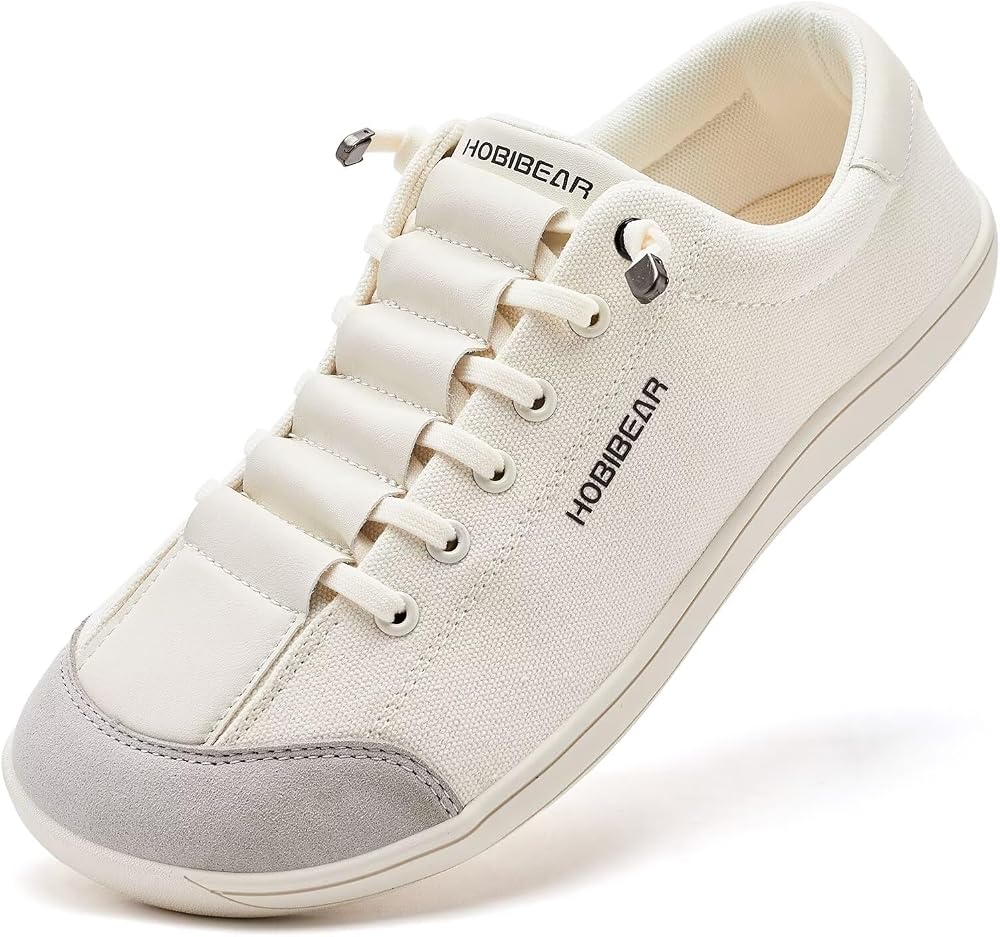 Barefoot Minimalist Shoes Womens Mens | Zero Drop | Wide Width Canvas Slip-on Shoes
