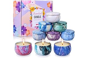 Gifts for Bridesmaids: Tranquil Oasis in a Jar - Scented Candles 9-Pack