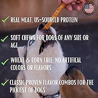 Vista 3 de Loving Pets Golosinas suaves para perros, bocadillos de carne auténtica de origen estadounidense para entrenamiento, cachorros y recompensa diaria