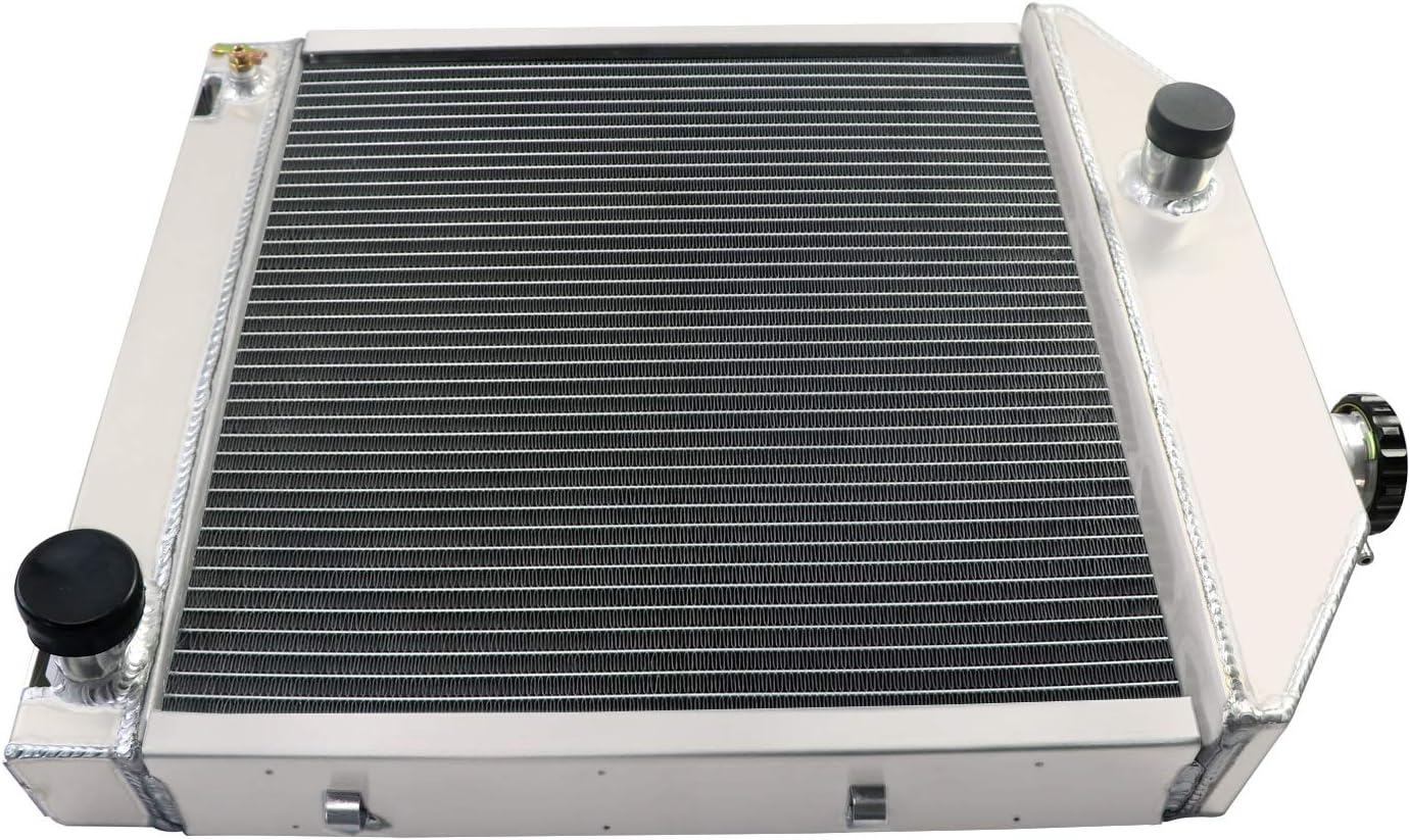 C7NN8005N Aluminum Radiator Compatible For Ford Tractor 3910 4110 420 445 4610 515 530A 531 532，3-Row Full Aluminum Ford Tractor Radiator