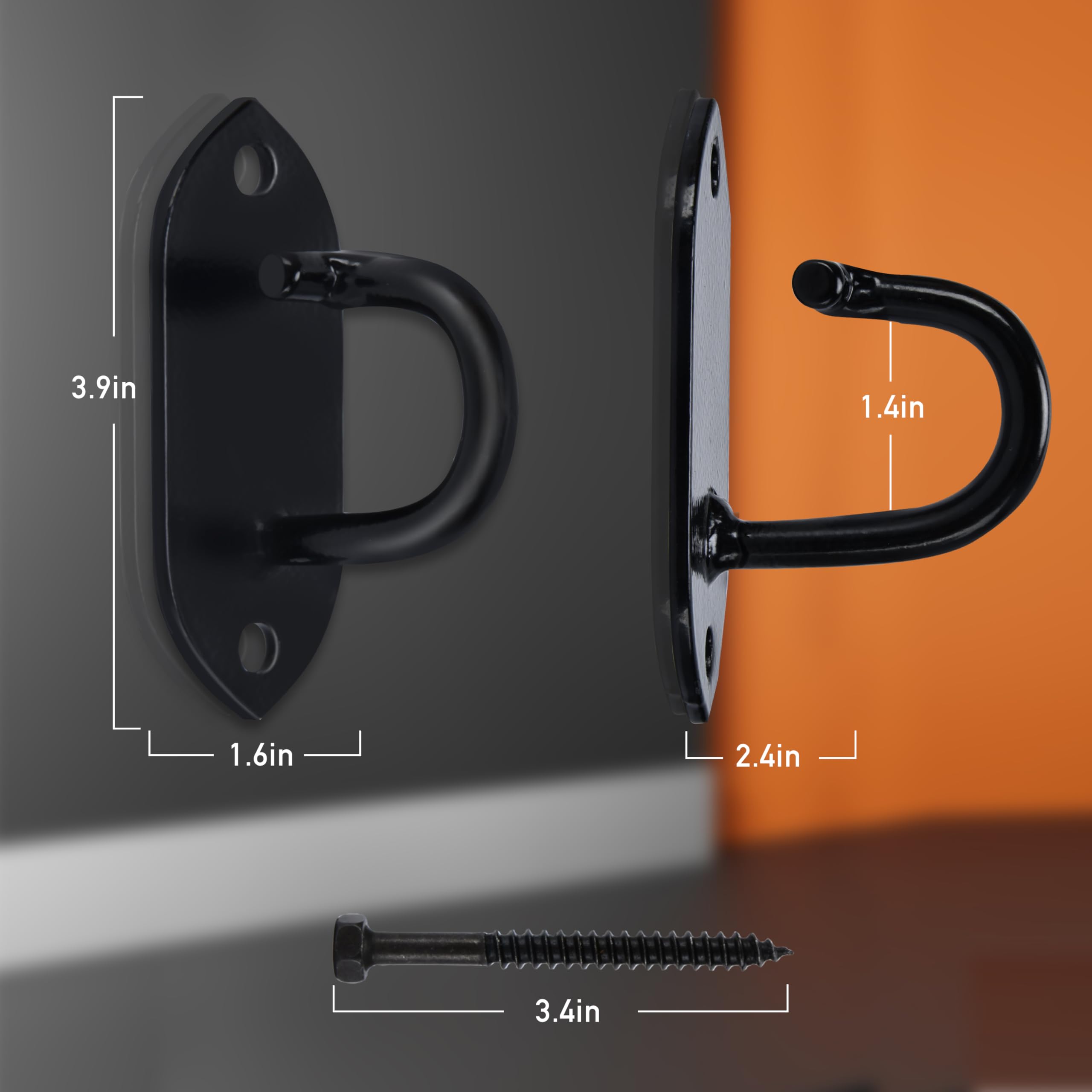Anchor Gym - CORE Station: Workout-wandmontageanker | Wand-, plafondgemonteerde haak oefenstation voor ophangbanden, weerstandsbanden, krachttraining, yoga, thuisgymnastiek