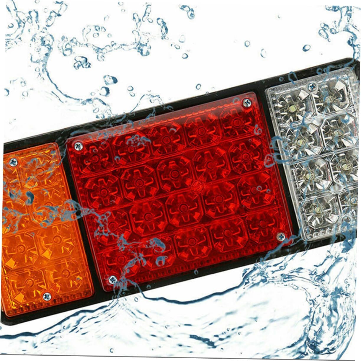 Wakauto Boat Indicator Light 36 Led Ute Rear Trailer Light 24v for Trucks Cars