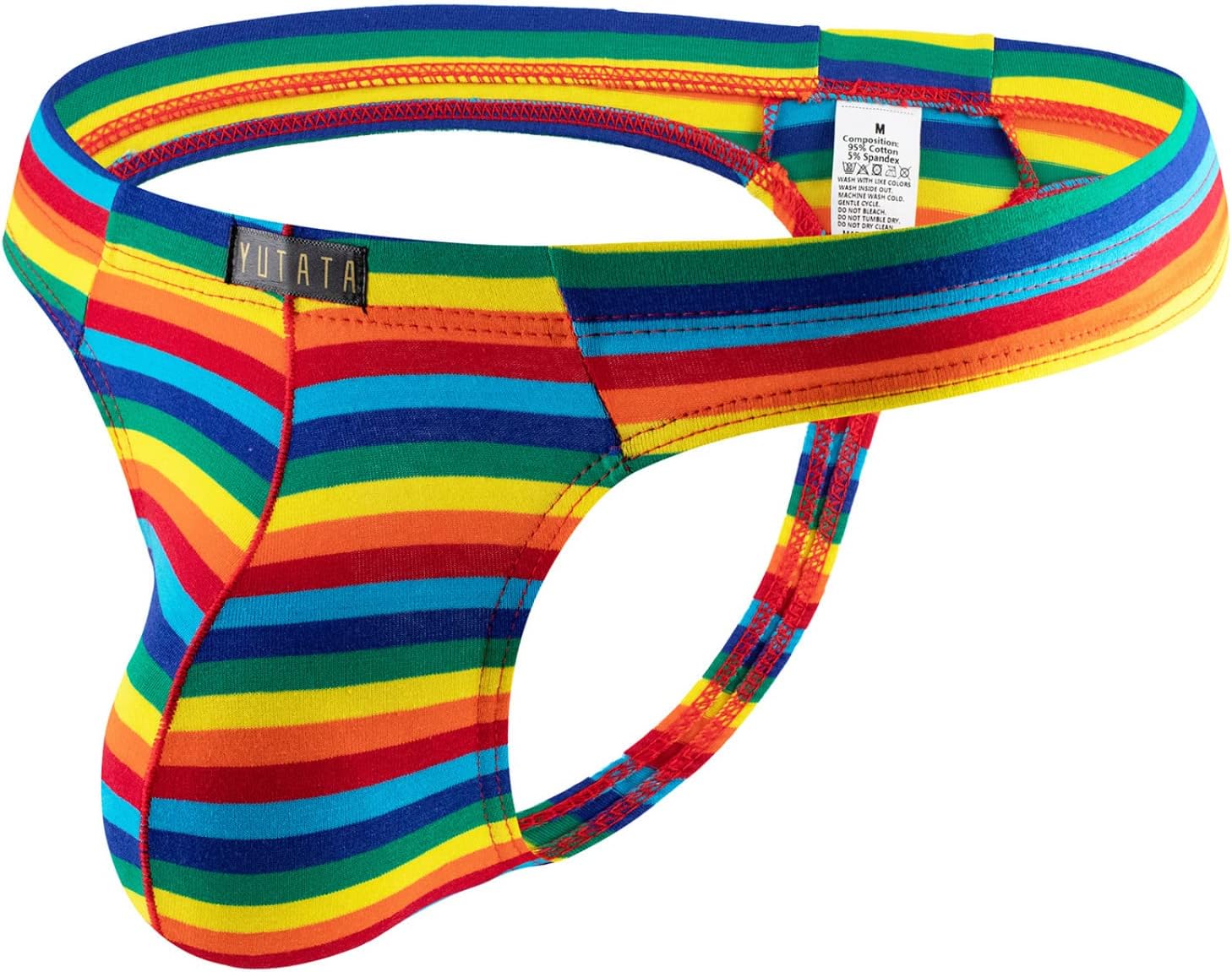 HIONRE Mens Thongs Underwear Lace,Color Sexy Panties, Low Waist Sexy