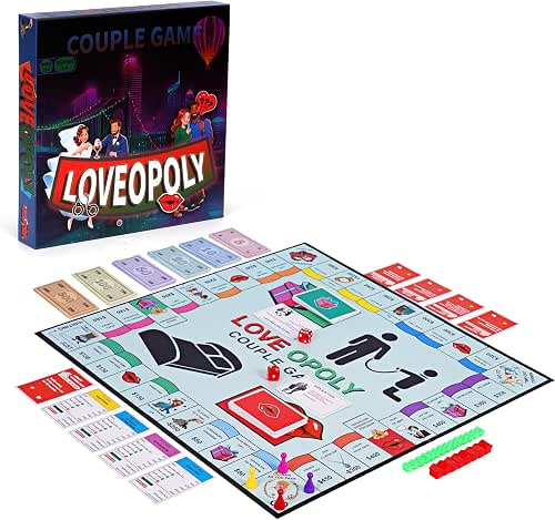 LOVEOPOLY: Fun Couples Board Game for Date Nights & Conversations