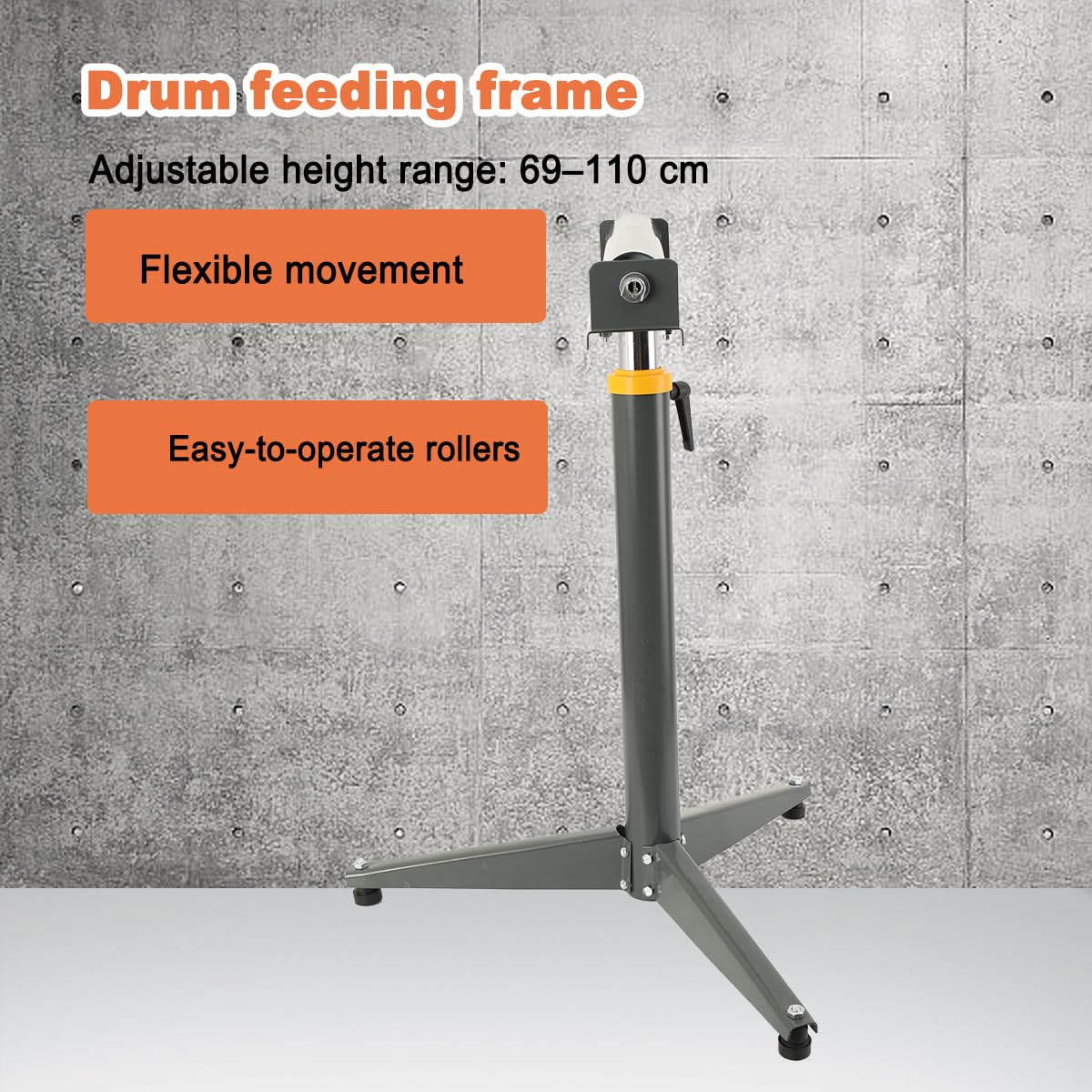 Rollenbock Höhenverstellbar 40cm Rolle, Standfeste Materialstütze 100 kg