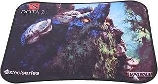 قاعدة ماوس Q-2 بسطح أملس سريعة الاستجابة من المطاط بتصميم وحش مع حواف مخيطة للألعاب 30 × 25 سم من اكسيسوريز شوب، متعددة الألوان