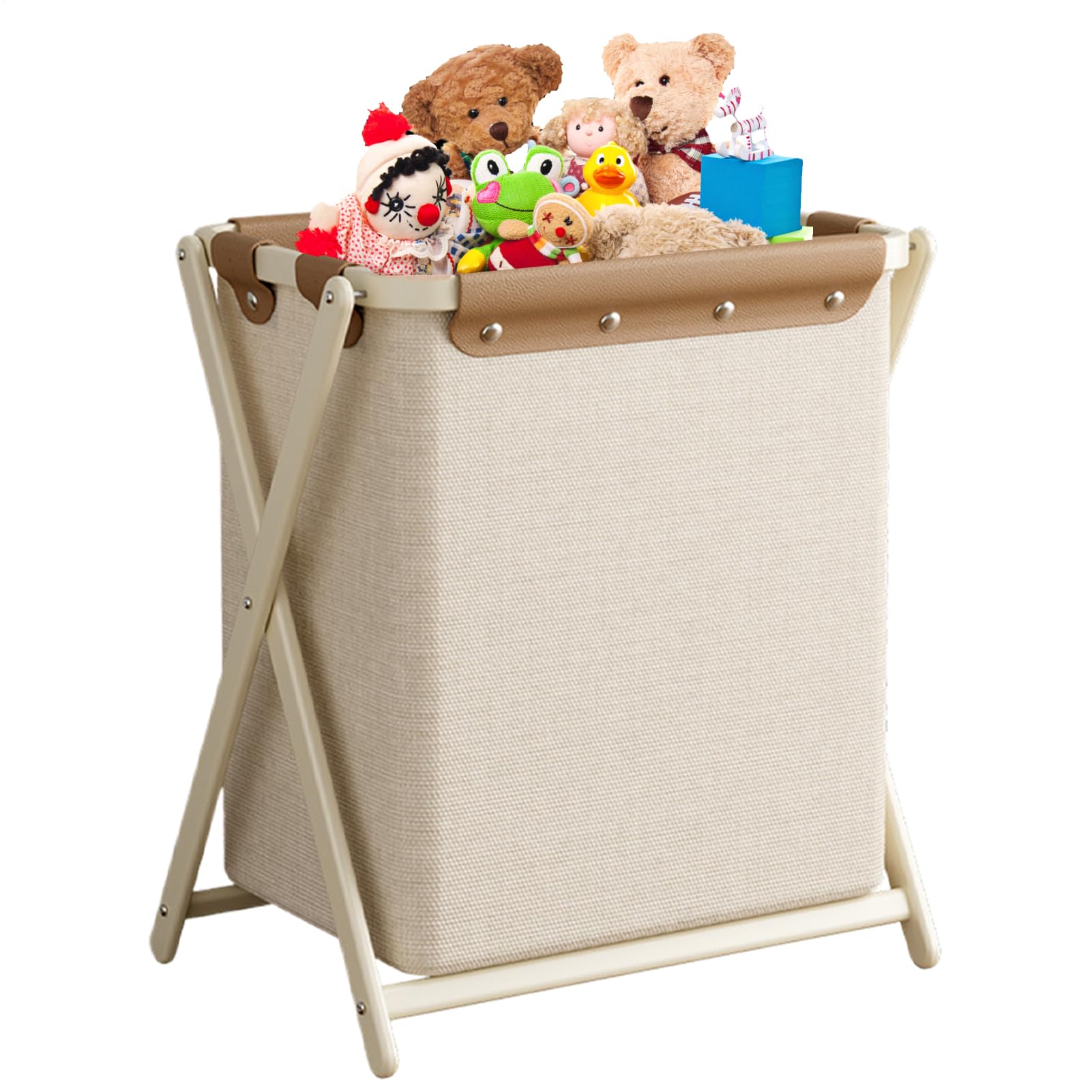 Panier à linge pliable pour linge sale et poupées, grand sac étanche de maison