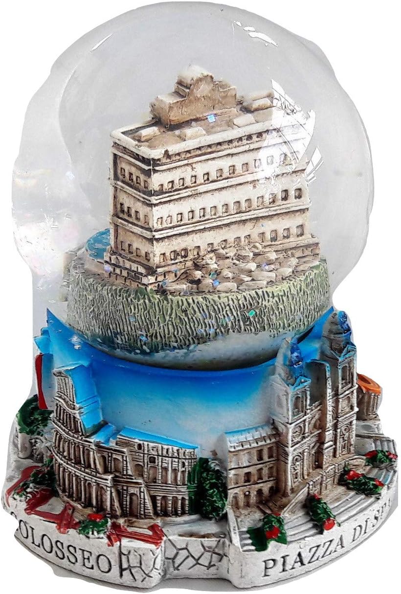 Italiano Souvenir Snowdome Italy Snow Globe Rome Fontana Di Trevi.Trevi Fountain H-96mm