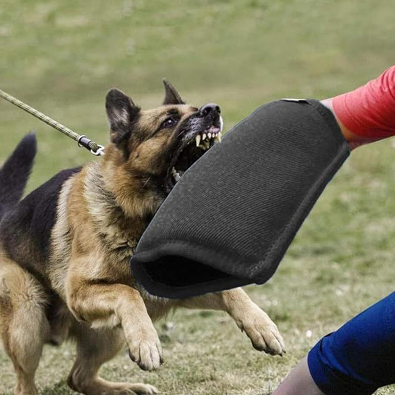 Bite Sleeve - Manga de entrenamiento para perros grandes, mangas protectoras de brazo resistentes para mordeduras de cachorros, equipo de entrenamiento para cachorros pequeños y medianos y grandes