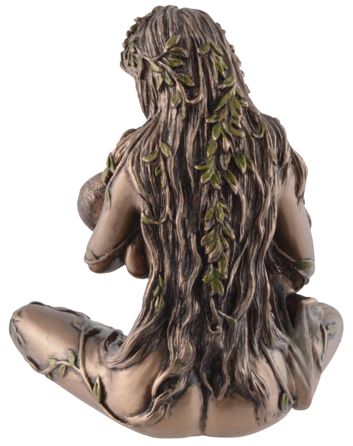 VOGLER Joh. Vogler GmbH Gaia - Figura de tierra con bebé en el pecho, color bronce