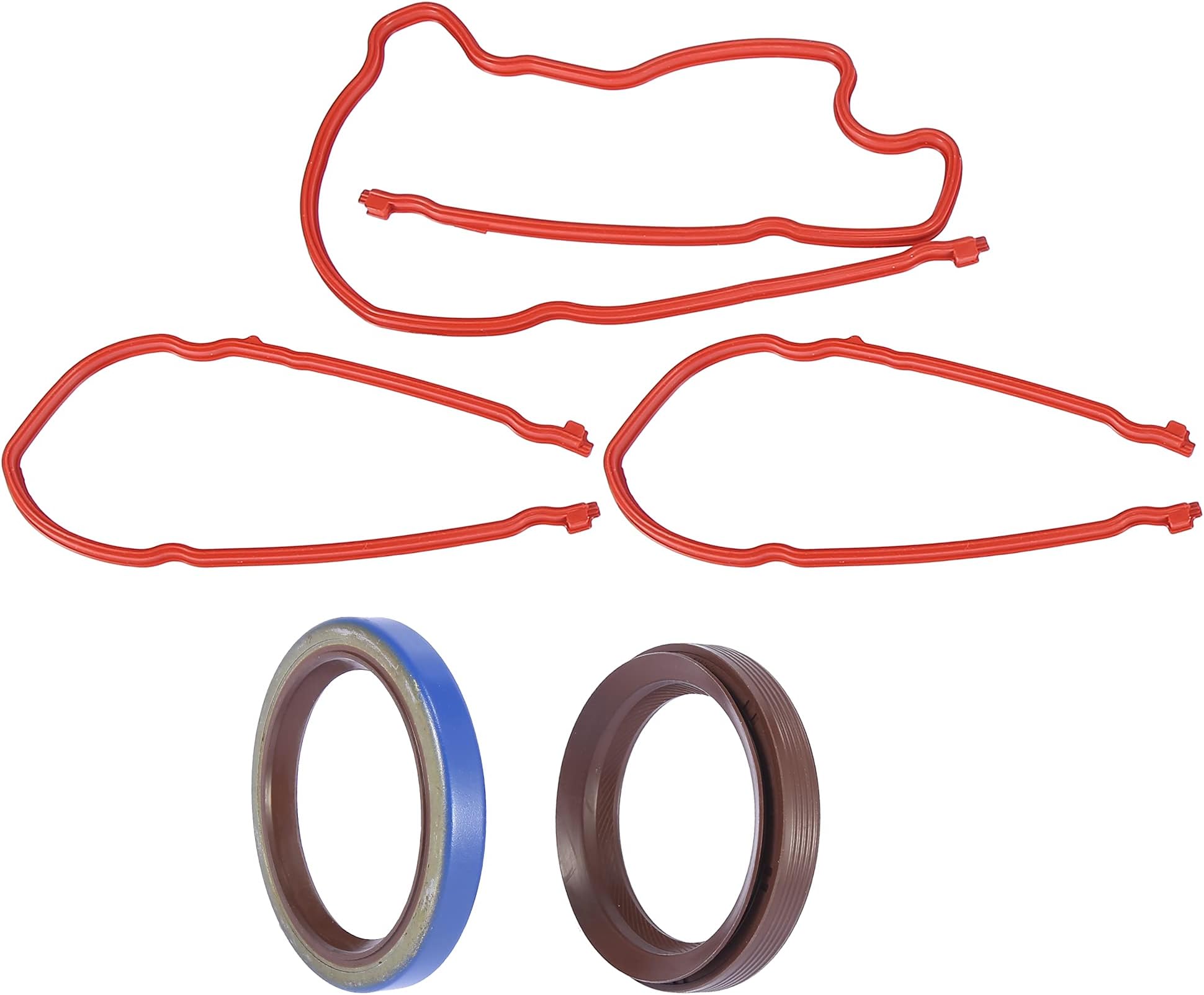 X AUTOHAUX Car Vehicle Timing Cover Gasket Engine Timing Cover Gasket Set MA-4216927407 for Ford F150 F250 E250 E350