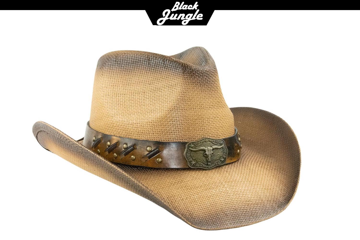 Black Jungle Tobago - Cappello estivo in paglia per attività all'aria aperta, per il tempo libero