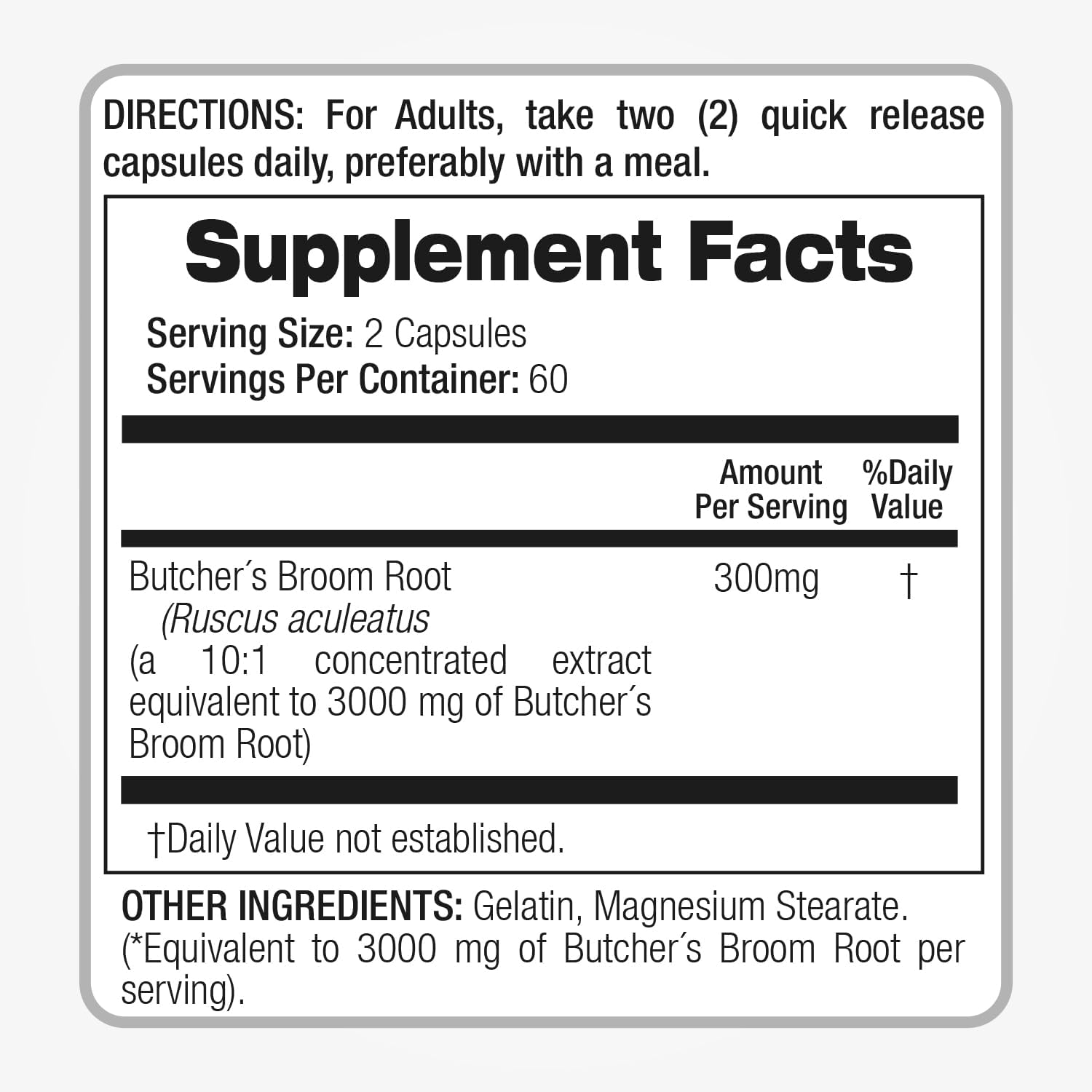 FITO MEDIC'S Butcher’s Broom | Butcher’s Broom Capsules | 120 Capsules | Concentrated Extract | Highly Absorbable Herbal Supplement - Image 7