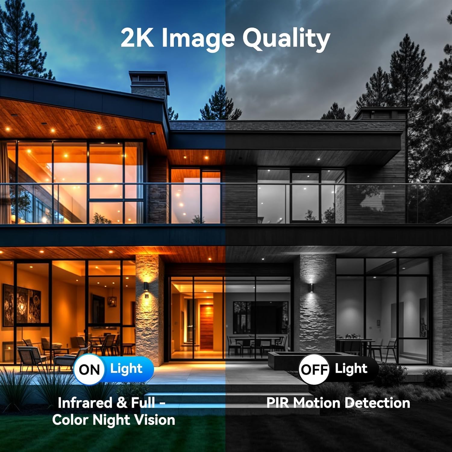 4G LTE Cellular Security Camera Outdoor, 2K No WiFi Solar Camera Outdoor Wireless Color Night Vision, Cellular Cameras for Security 360° Viewing, PIR Motion Sensor for Farm/RV Update