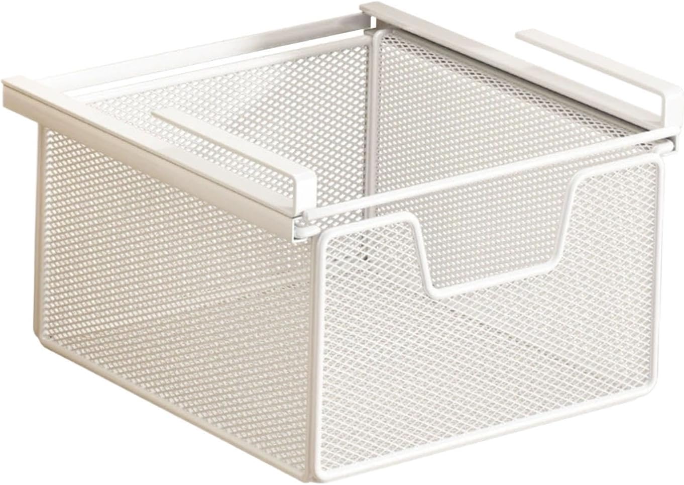 Under Shelf Storage Basket, Pull Out Tabletop Shelf, Under Desk Organizer, Home Drawer, S Widen and Deepen