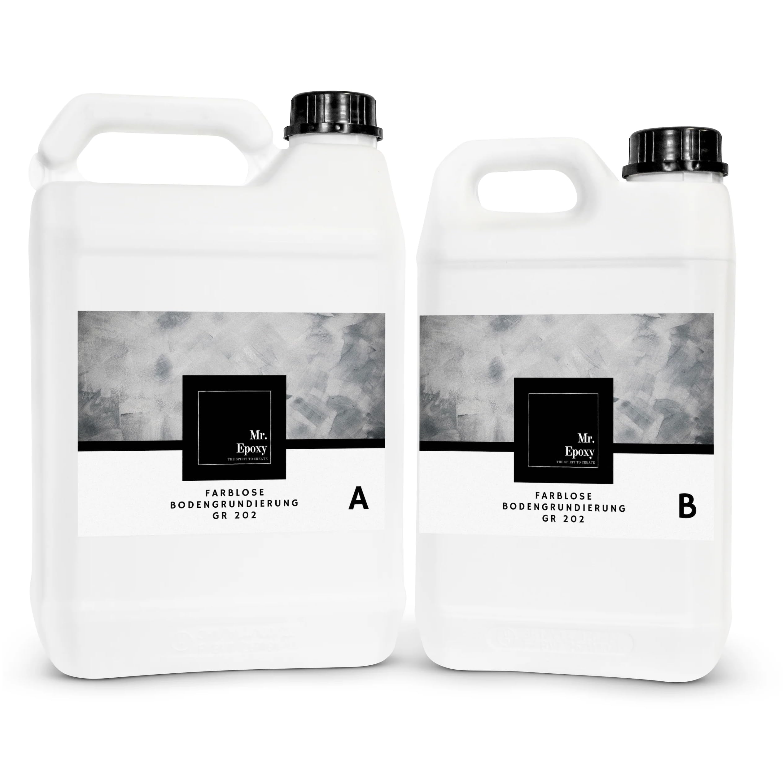 2K Epoxidharz Grundierung (9kg, transparent) - Tiefenverfestigende Bodenbeschichtung & Betonversiegelung für Garagen, Werkstatt, Keller - Haftgrund für Außen & Innen
