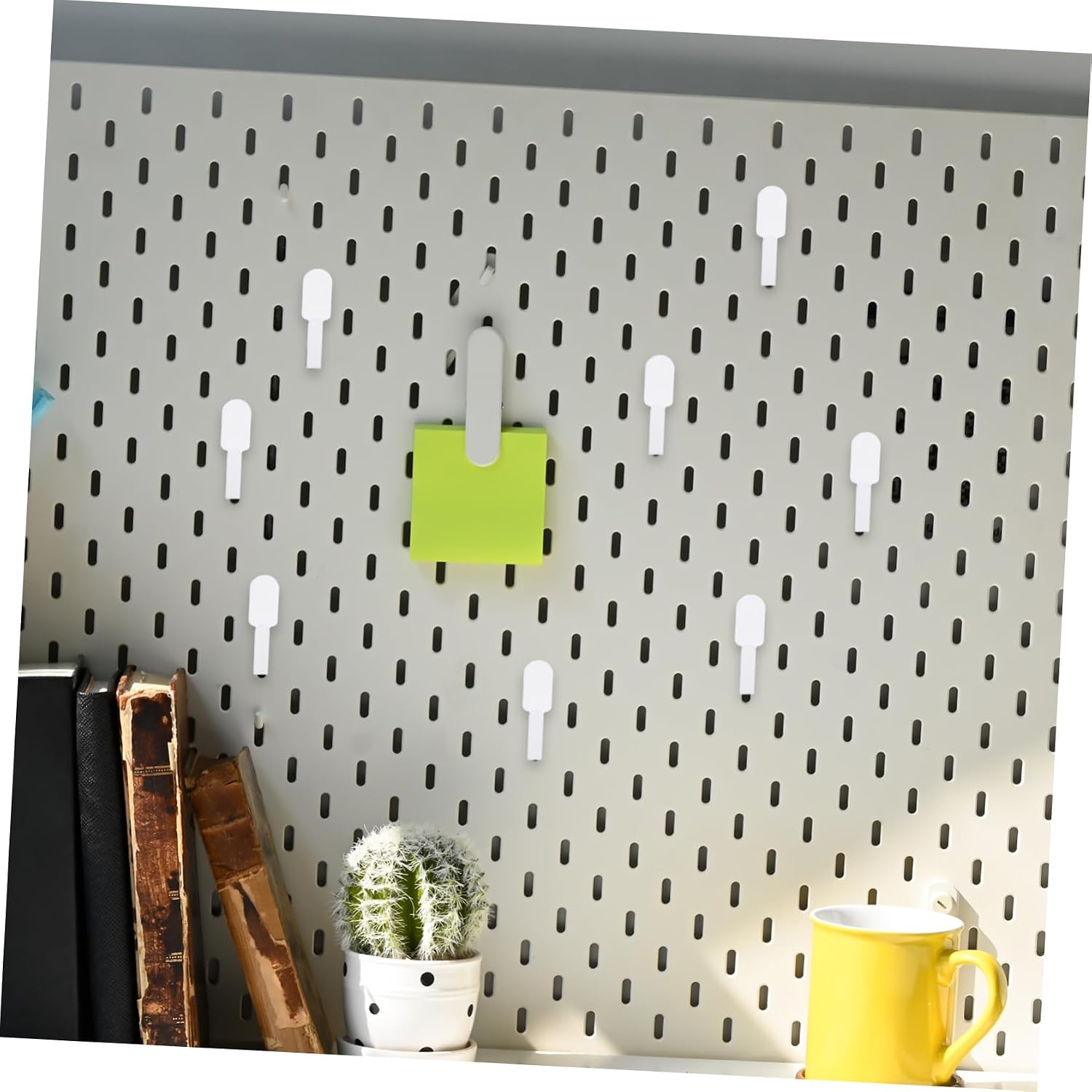 20pcs Pegboard Hooks Organizer Utility Hangers for Garage Home and Workspace Maximize Storage and Efficiently Organize Tools and Accessories No Drill Setup for Versatile Use