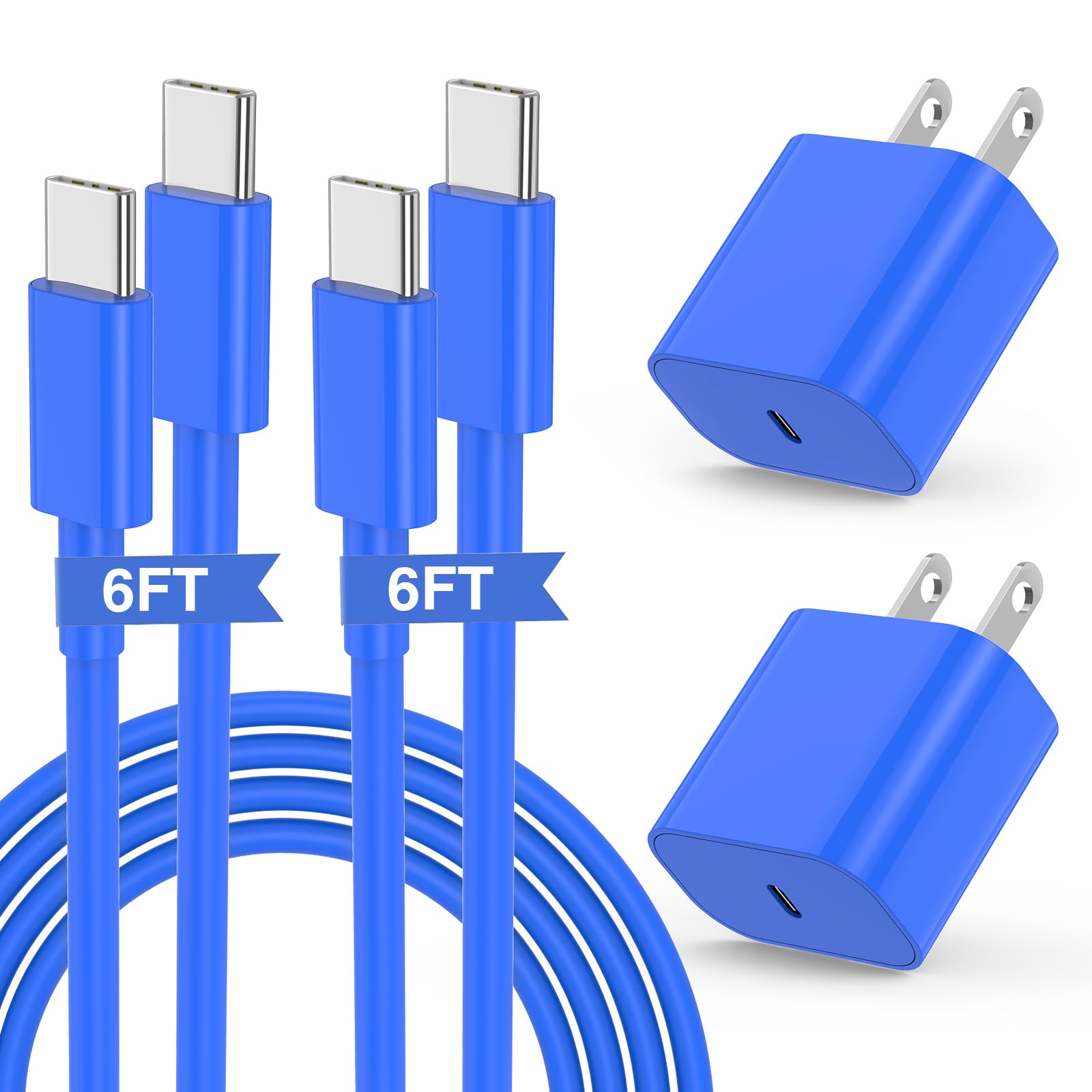 iPhone 17 16 Fast Charger, 20W USB C Charging Block for Apple iPhone 17 Pro Max/17 Air/16 Pro Max/15 Plus, iPad 12/11 inch/Mini/6 Gen,Wall Plug Power