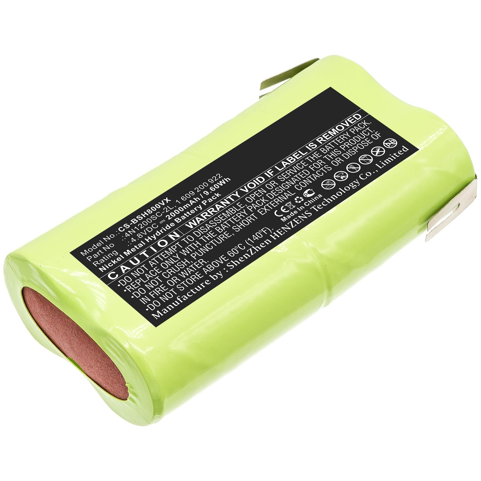 Batería 1 609 390 002 recambio compatible con herramientas Bosch 2