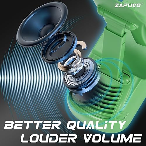 Miniatura 10 de Altavoz Bluetooth inalámbrico con soporte para teléfono, portátil para interiores y exteriores, para uso en escritorio, compatible con