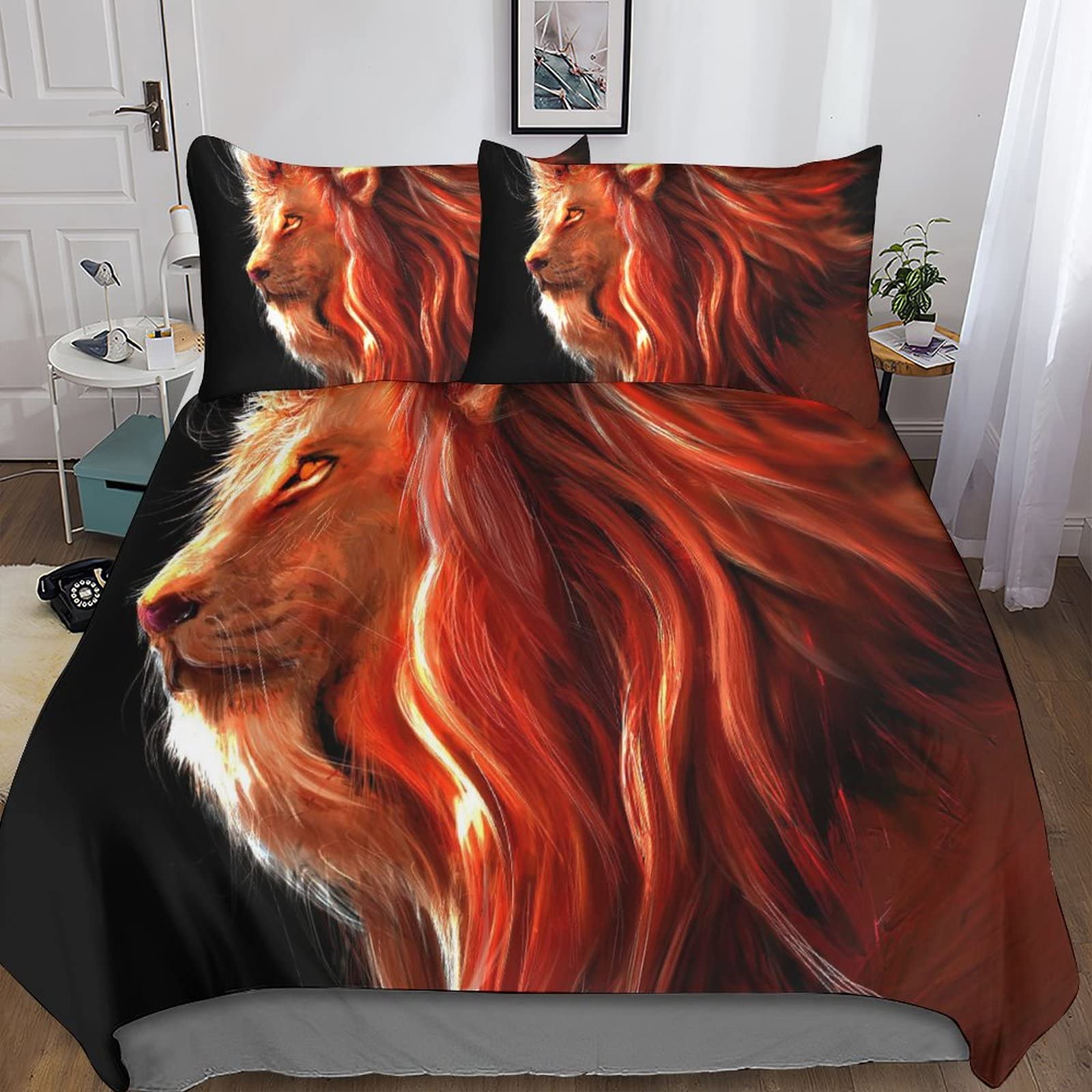 Housses de couette Le Roi Lion lit double 200x200cm pour en finir avec les draps froissés