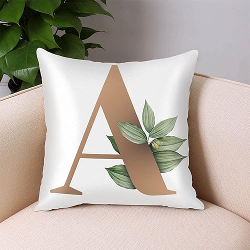 Miniatura 2 de Fundas de almohada decorativas para dormitorio, fundas de almohada modernas de 26 letras decorativas para sofá, textiles para el hogar, para sofá,