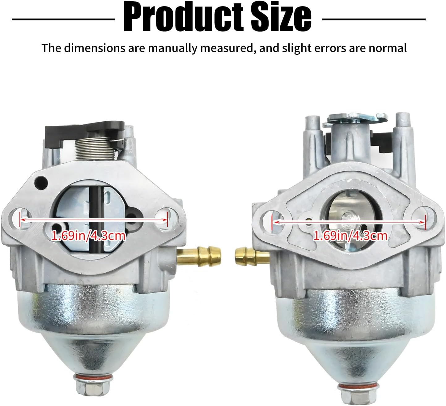 16100-Z8B-911 Carburetor for Honda GCV160 GCV160LA0 GCV160LA1 N5BR, Compatible with Ryobi RY80940B Pressure Washer, with Gaskets & Fuel Line