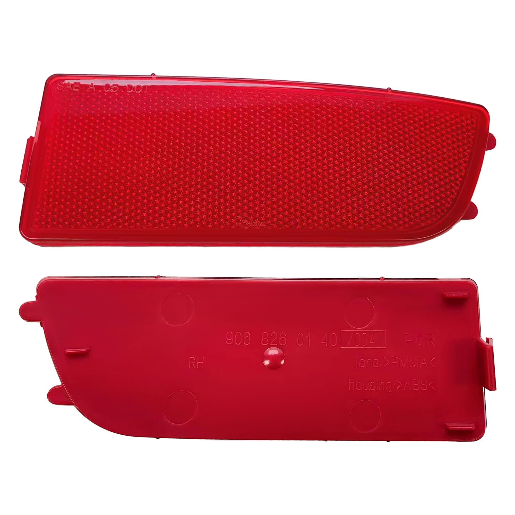 Replacement Passenger Right Side Rear Reflector for Freightliner Mercedes Sprinter 906 1500 2500 3500 from 2006 to 2018