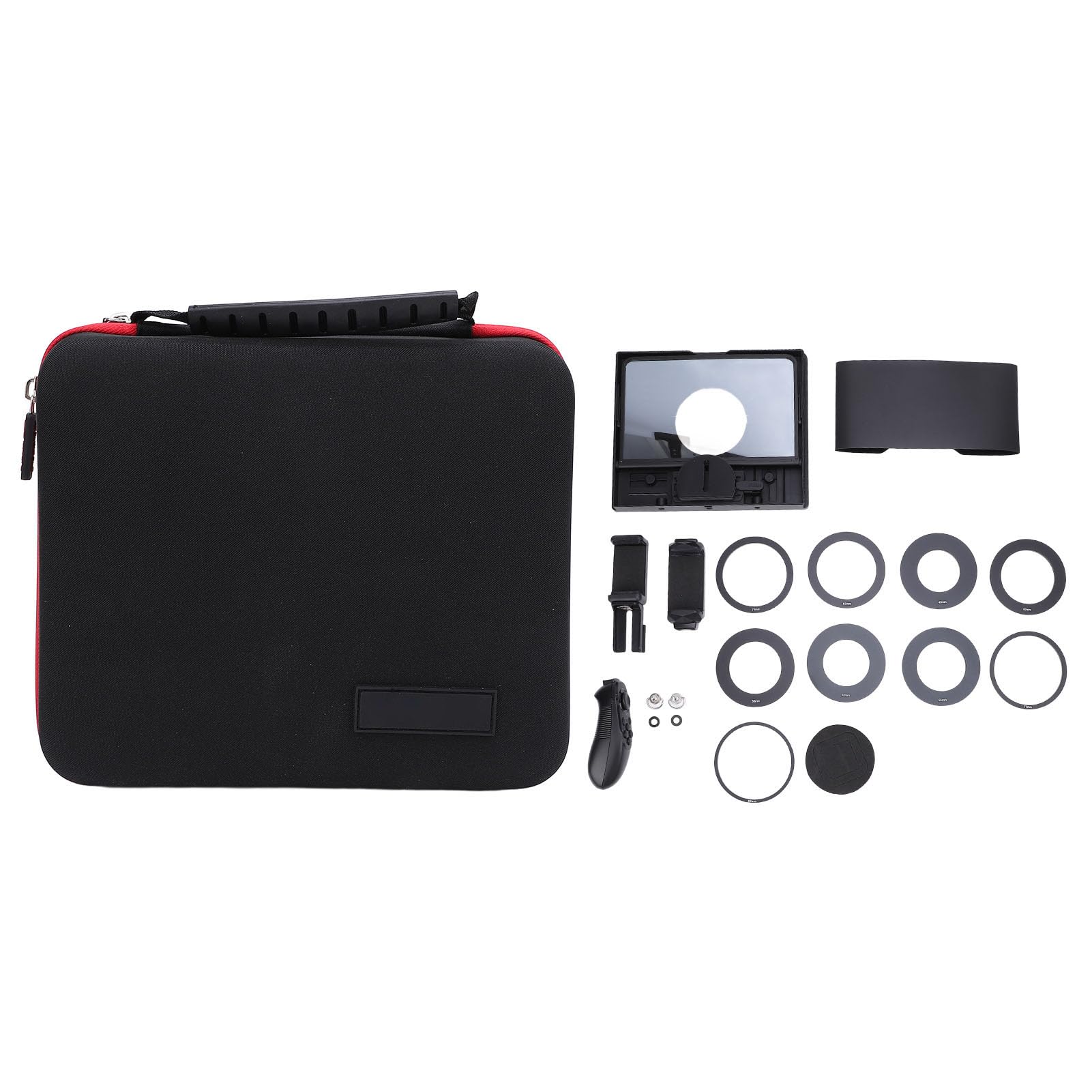 Bewinner 10-calowy Teleprompter do Aparatu z Pilotem, Profesjonalny Teleprompter do Tabletu i Smartfona, Składany Przenośny Składany Pilot ze Sterowaniem za pomocą Aplikacji Bluetooth, Obiektyw