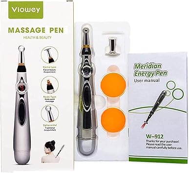 Electronic Acupuncture Pen, 3-in-1 Meridian Energy Pen for Pain Relief, Pain Relief Therapy, Electric Meridians Acupuncture Machine