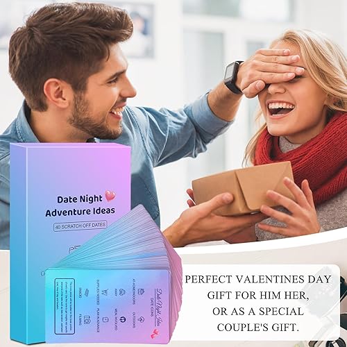 Miniatura 6 de 40 Ideas románticas para citas para parejas diversión y juego de tarjetas aventurero, regalos únicos del día de San Valentín para élella,
