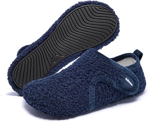 Heiiwarm Pantuflas de invierno cálidas para interiores, ligeras, para el dormitorio, calcetines descalzos para la casa (bebéniño pequeñoniño grande)