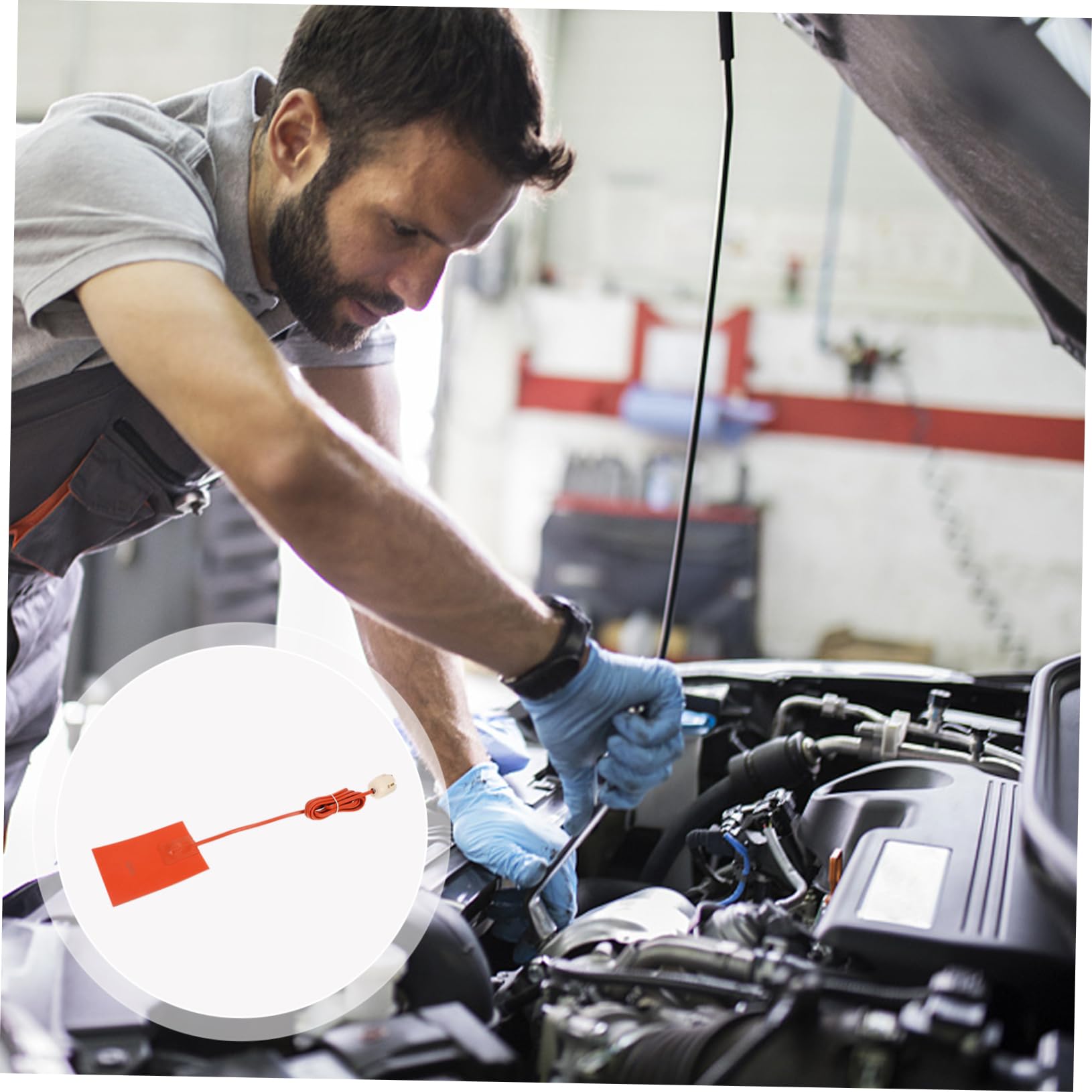 SOLUSTRE Motorblock Heizkissen 150w Ölwannenheizung Mit Druckkleber Für Metalloberflächen Kfz Motorvorwärmer Für Wintereinsatz