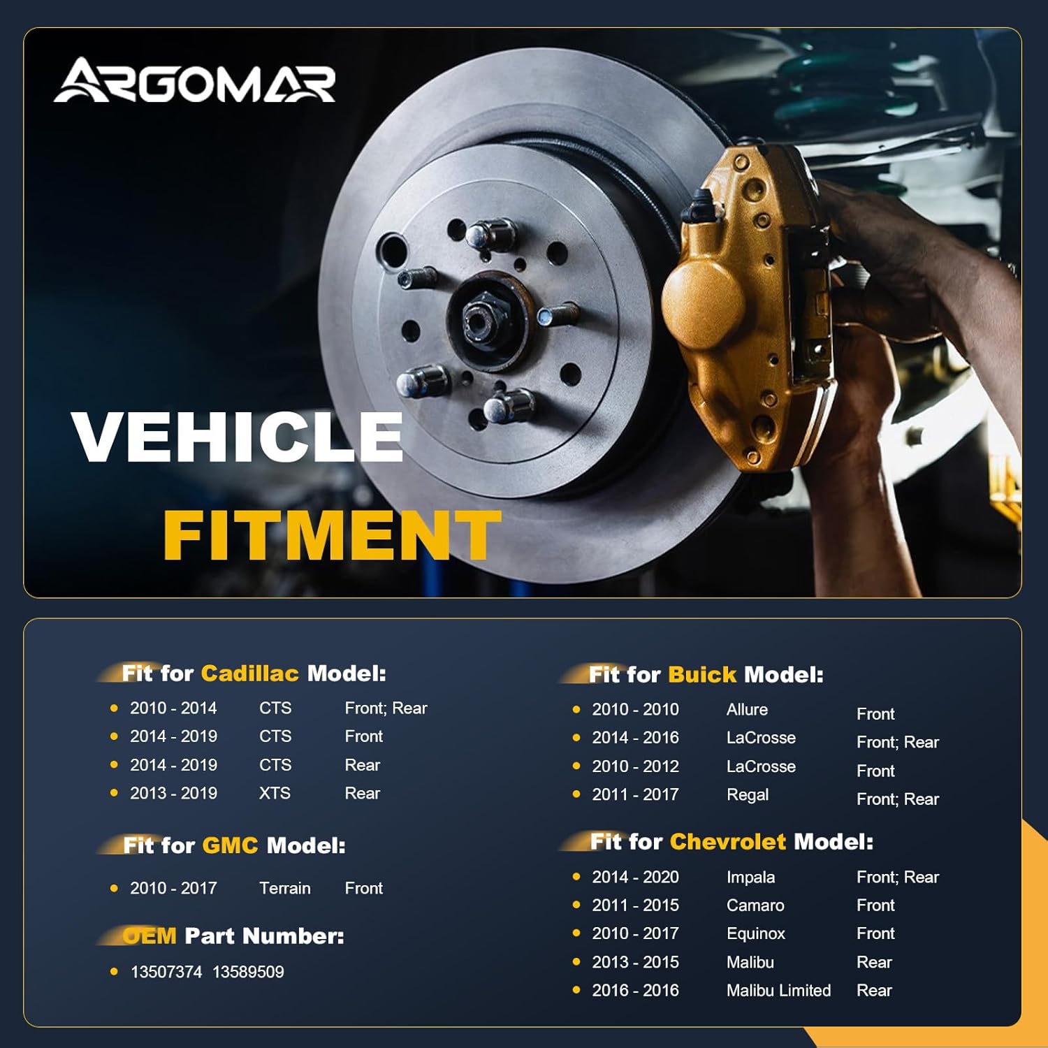 2PC 513288 Front/Rear Wheel Bearing Hub Assembly Fit for Chevy Impala Equinox Camaro, for Buick Regal 11-17 Allure 2010 Lacrosse 10-16, for GMC Terrain 10-17, for Cadillac XTS 13-19 CTS 10-19, 5 Lugs