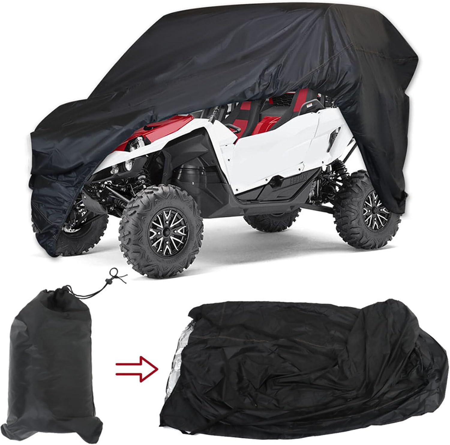 WFLNHB Utility Vehicle Storage Cover Replacement for Polaris 1000 2016 2017-2021