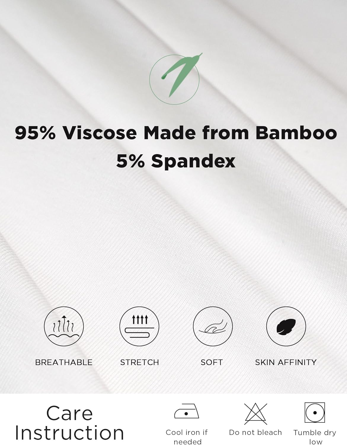 GYS Nightgowns for Women, Bamboo Viscose Soft Sleeveless Full Slips Chemise Cami Dress Sleepwear Shirts - Image 5