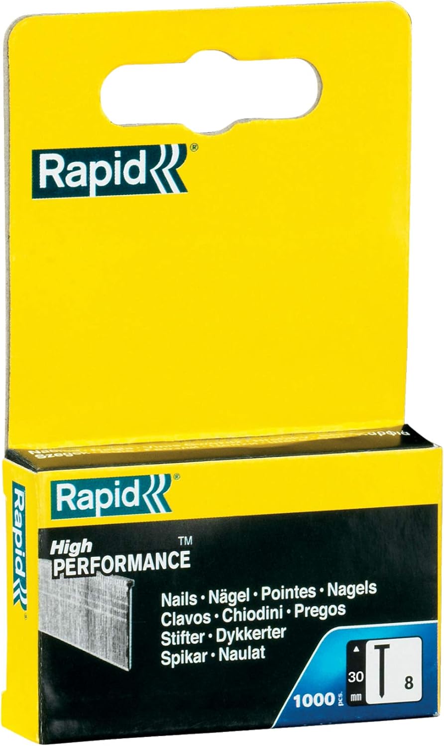 Rapid High Performance No.8 Stainless Steel Brad Nails, Wire Length: 30 mm, 40303066 - 1000 Pieces, Grey - Image 5