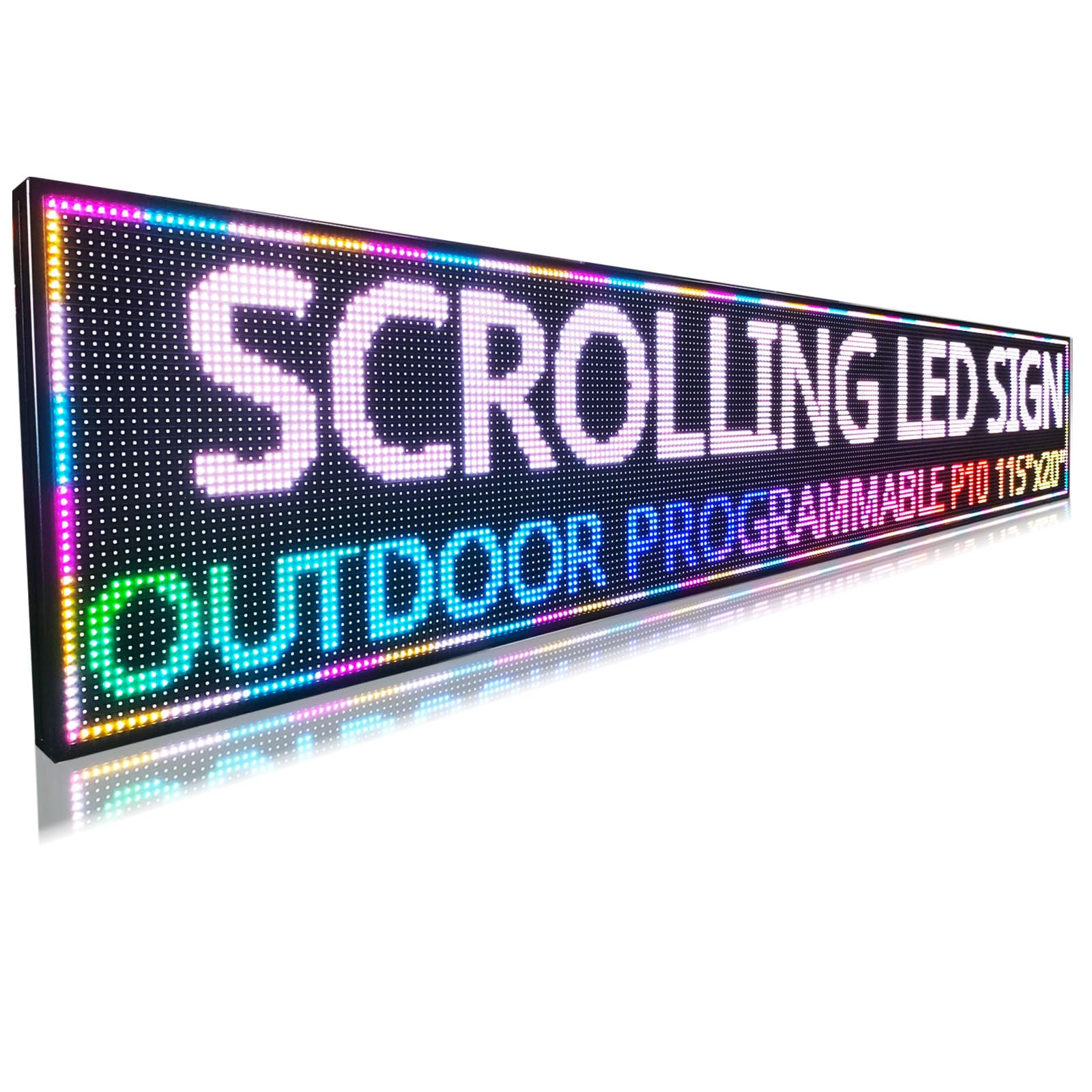 P10 Scrolling LED Sign 115x20