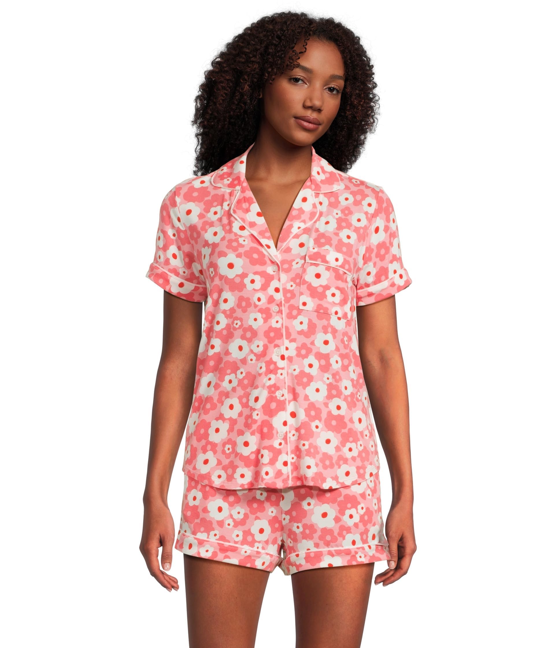 kate spade new york Short Sleeve Boxer PJ Set