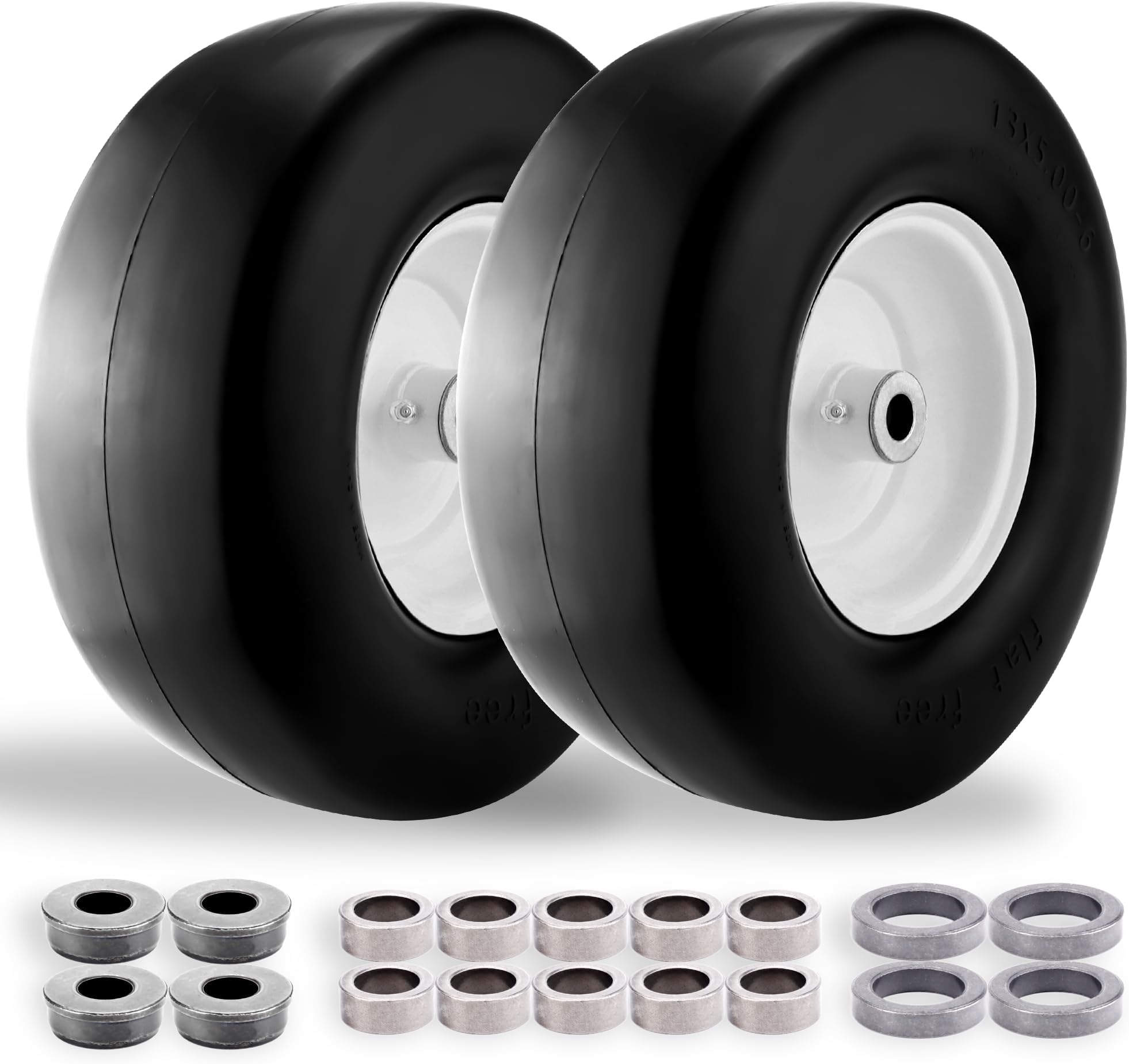 VEVOR Lawn Mower Tires with Rim, 13x56" Tubeless Tractor