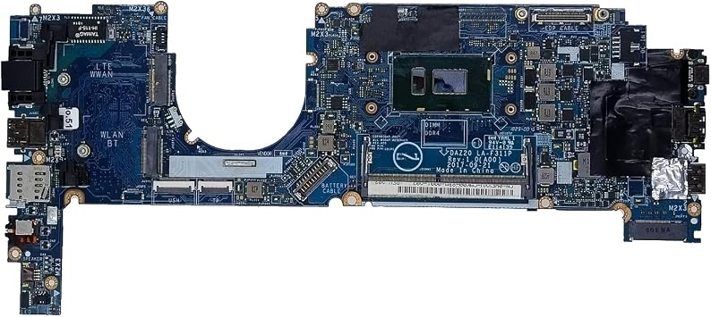Replacement for Dell Latitude 7390 Motherboard DAZ20 LA-F312P Mainboard i5-8350U Processor 0XY80D XY80D
